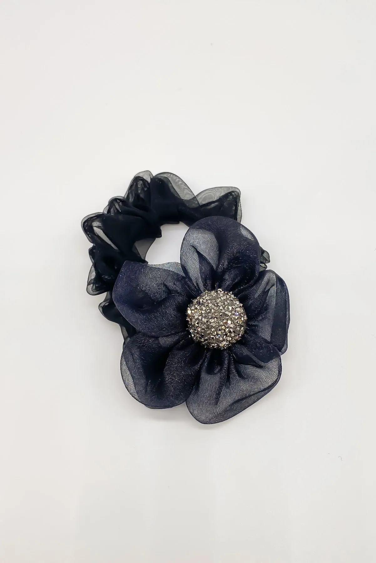 Salma Organza Flower Scrunchie