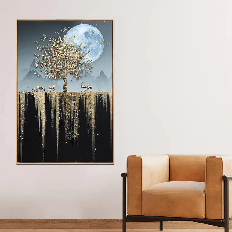 Shimmering Forest Crystal Painting