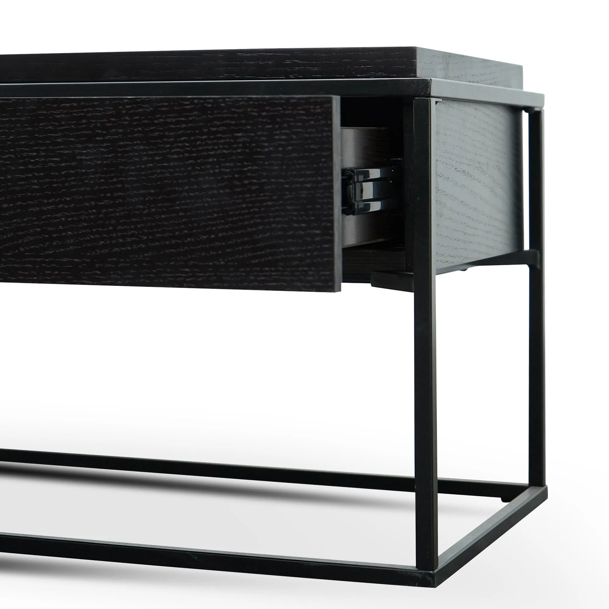 Silva 150cm Wooden TV Entertainment Unit - Full Black