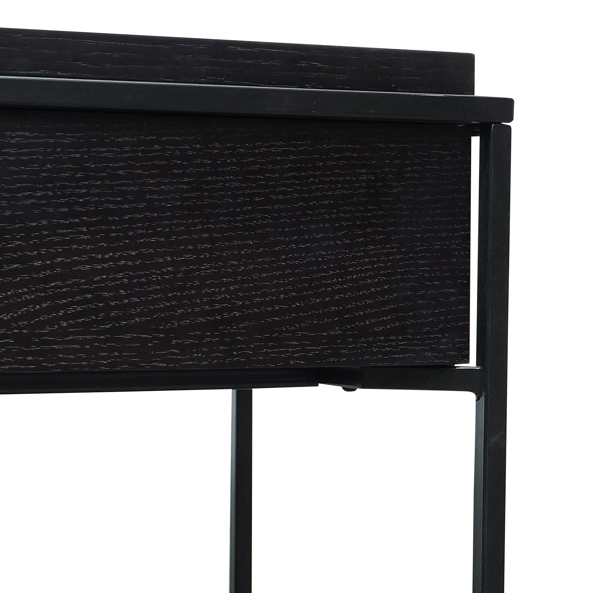 Silva 150cm Wooden TV Entertainment Unit - Full Black