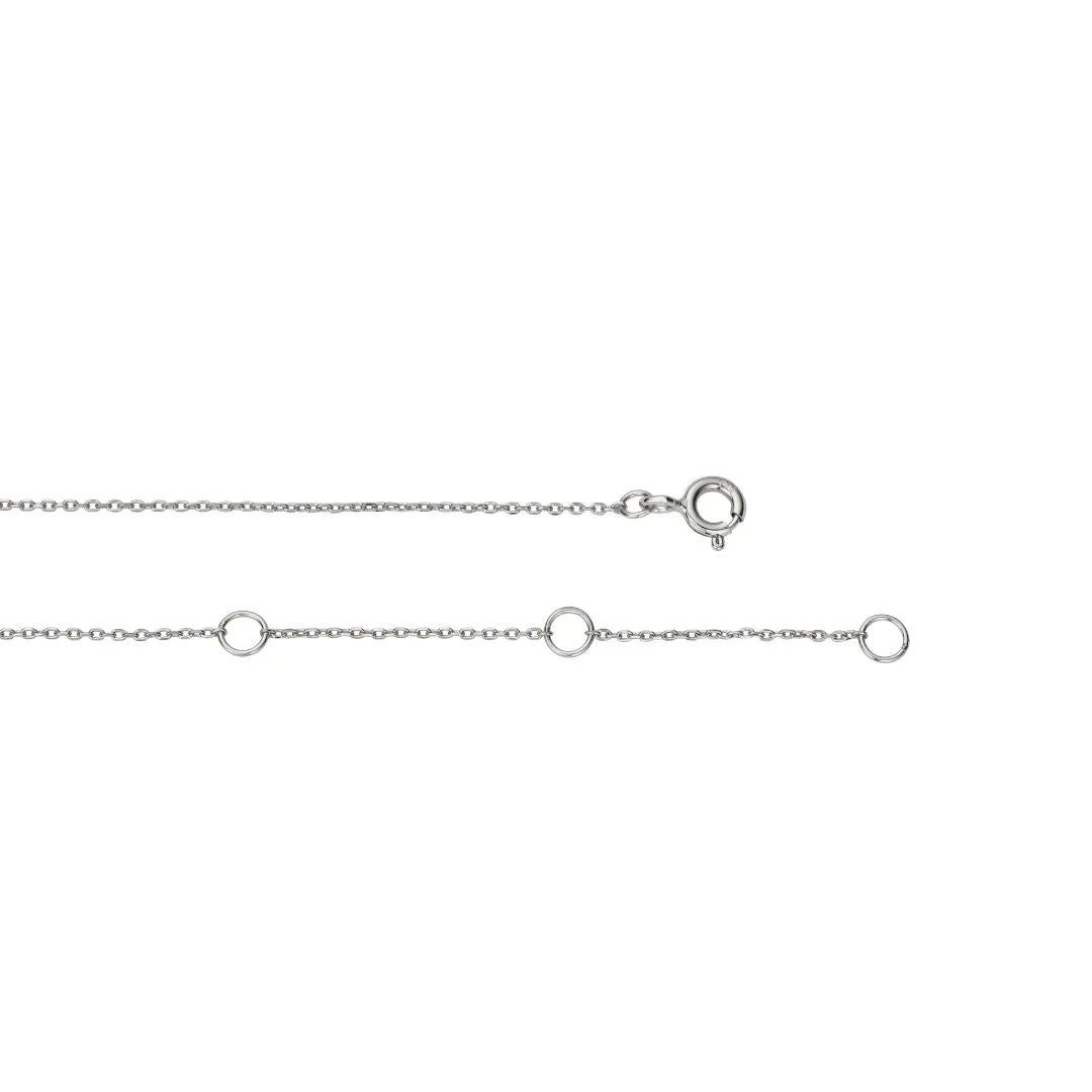 Silver Oval Locket Necklace