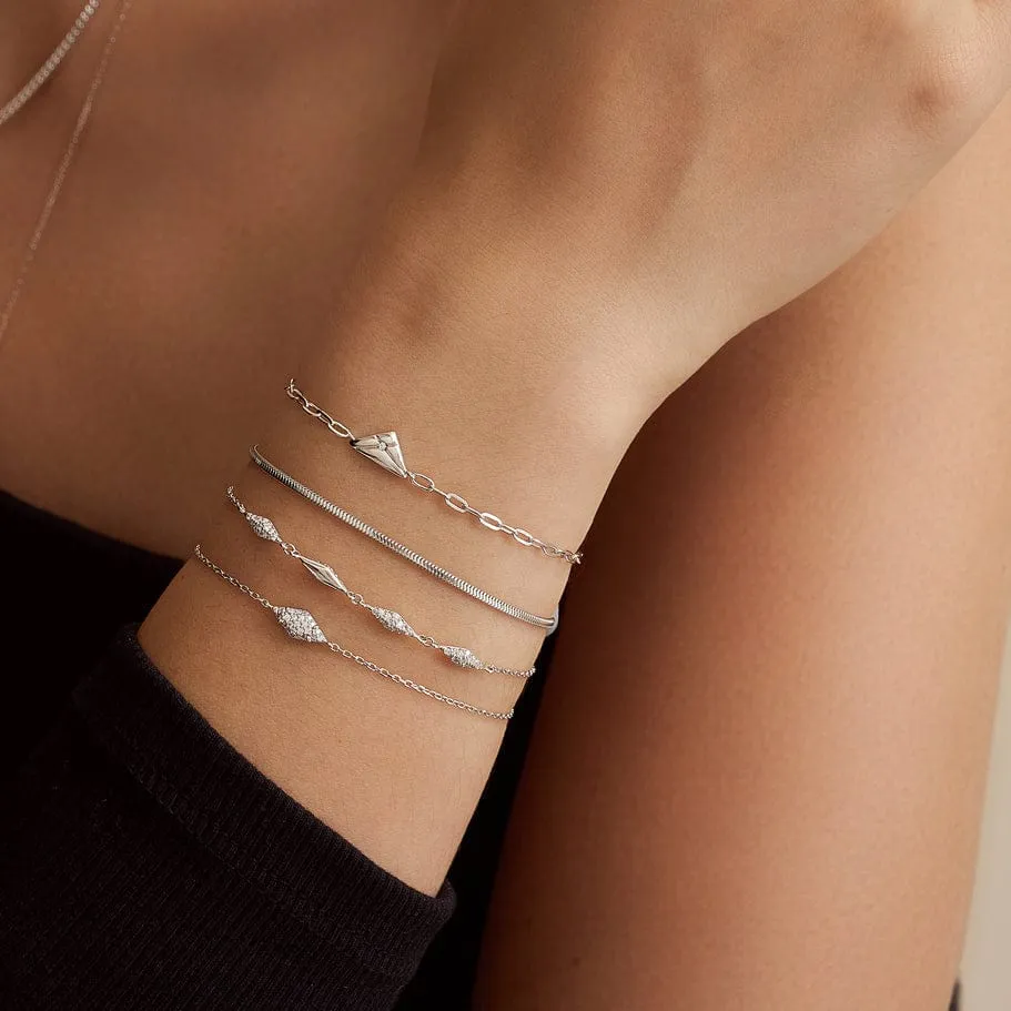 Silver Pave Sparkle Bracelet