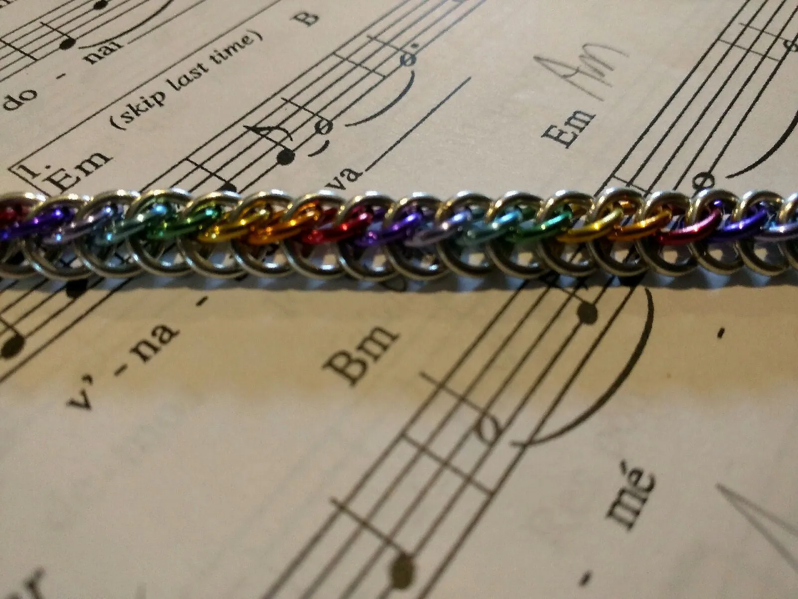 Silver Subtle Rainbow