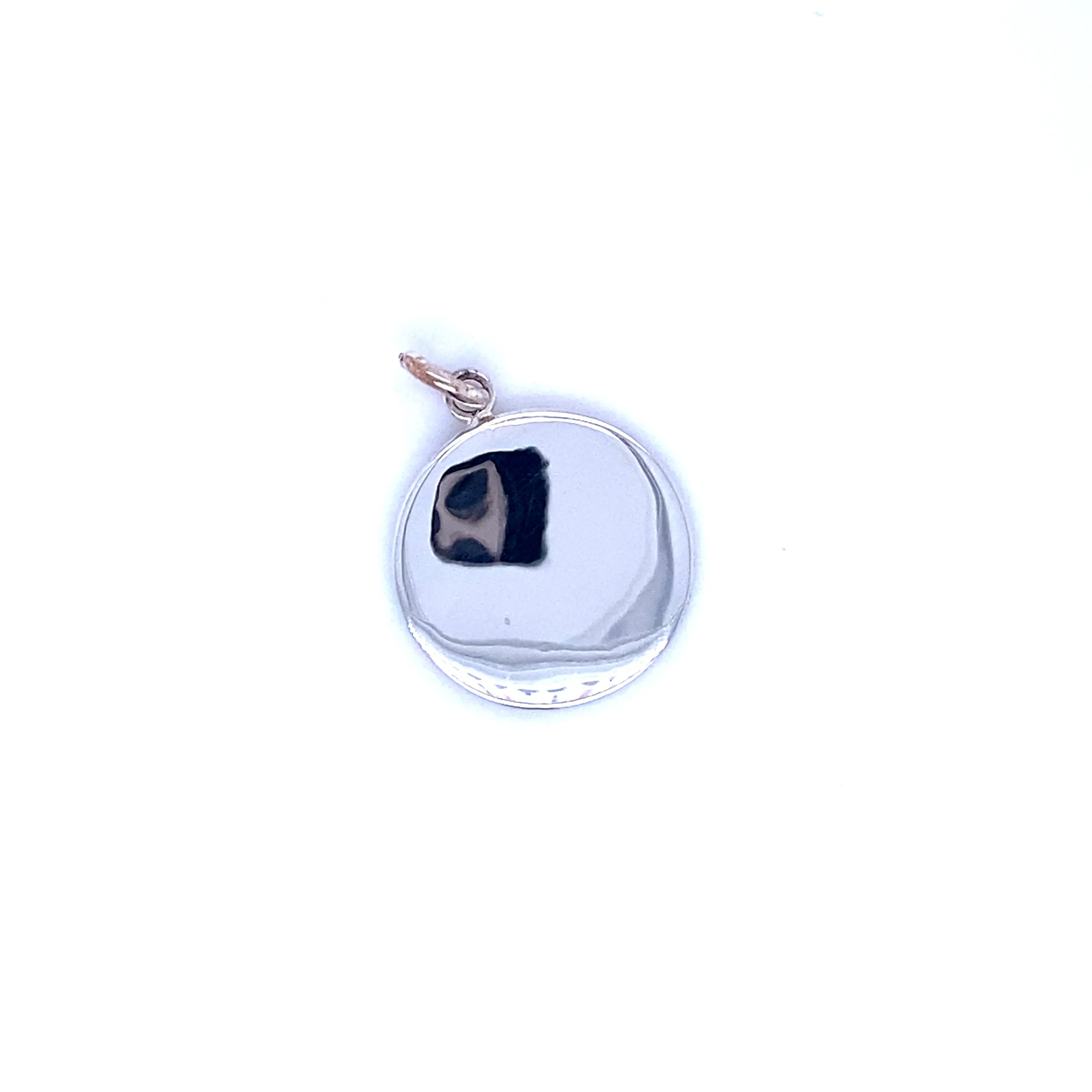 Simple Round Engravable Pendant