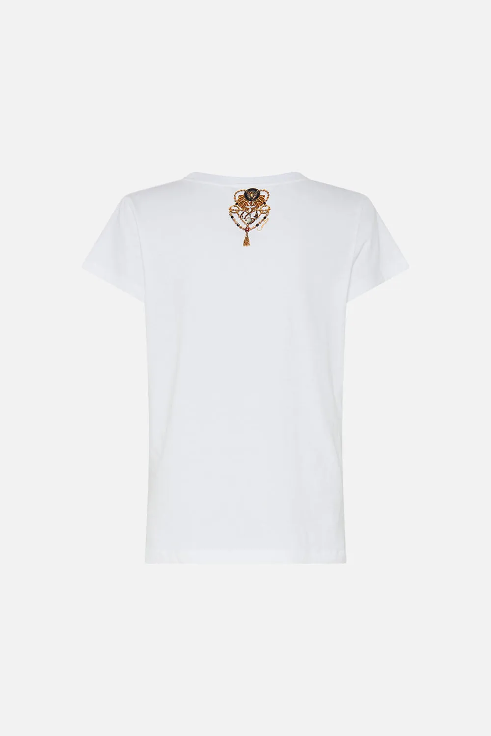 SLIM FIT ROUND NECK T-SHIRT SALUTI SUMMERTIME