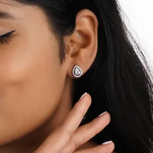 Solitaire Drops 925 Sterling Silver Earrings