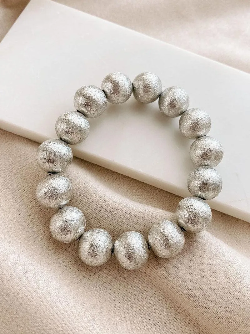 Sparkle Ball Large Bead Stretch Bracelet