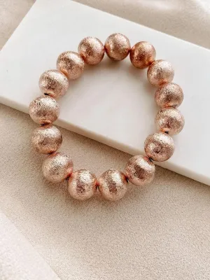 Sparkle Ball Large Bead Stretch Bracelet