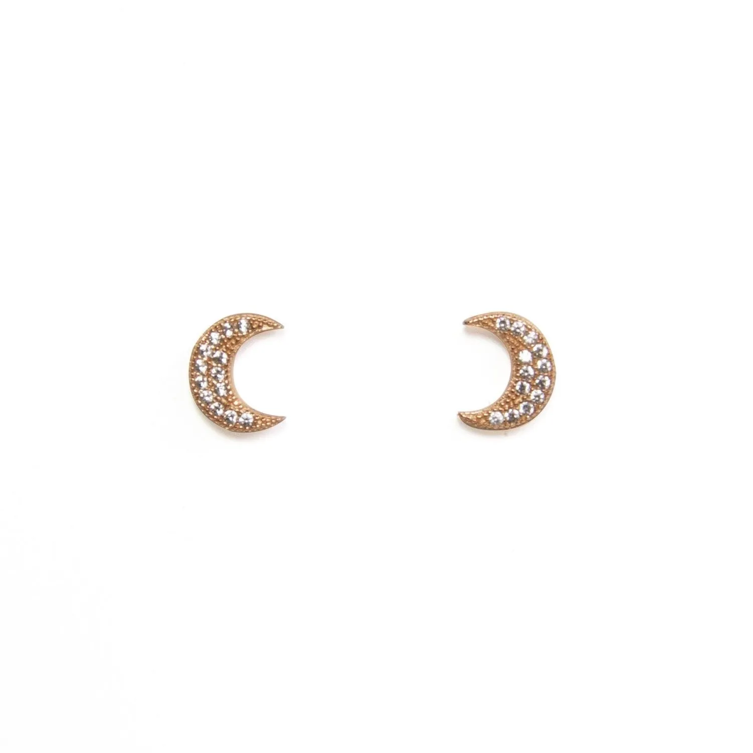 Sparkle Moon Studs