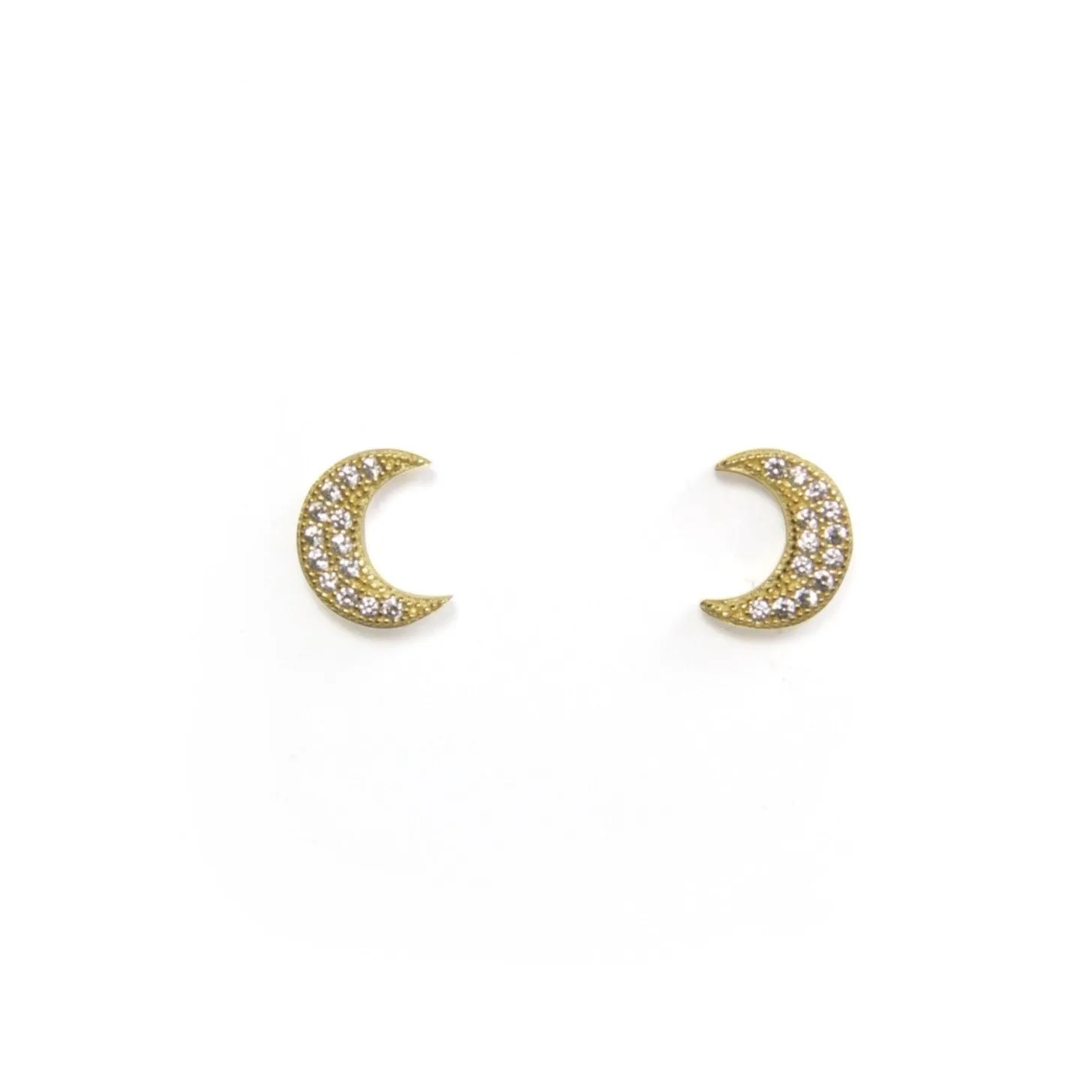 Sparkle Moon Studs