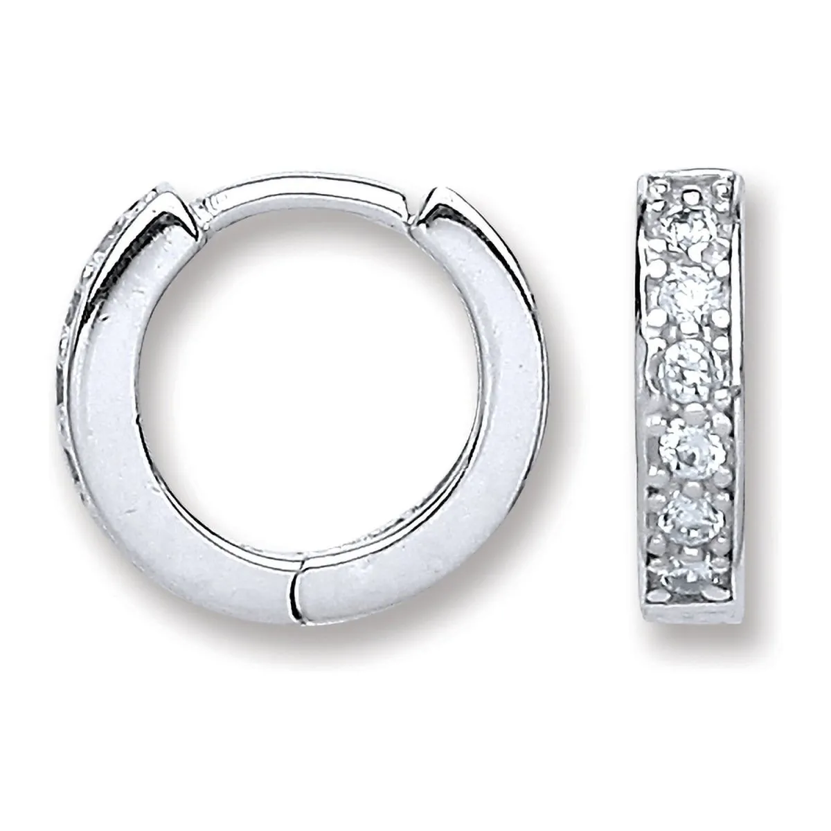 Sterling Silver Baby Huggie Earrings