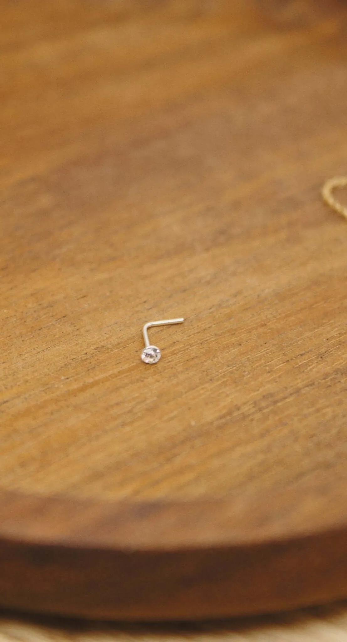 Sterling Silver Cubic Zirconia Nose Stud