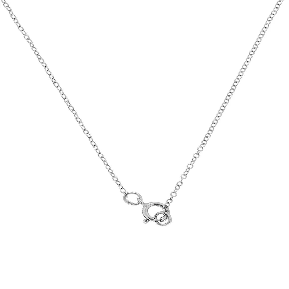 Sterling Silver Pink Crystal Cross Pendant