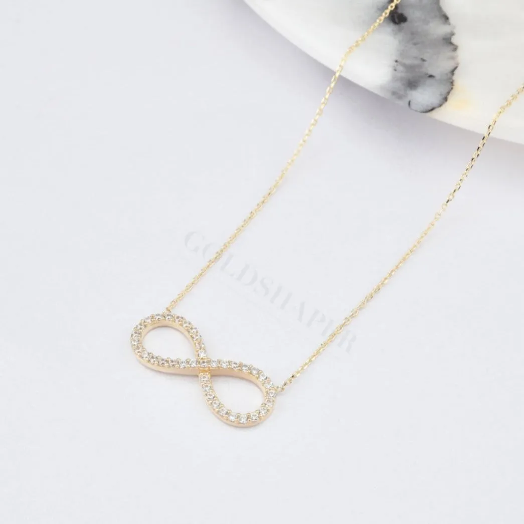 Stylish Infinity Necklace