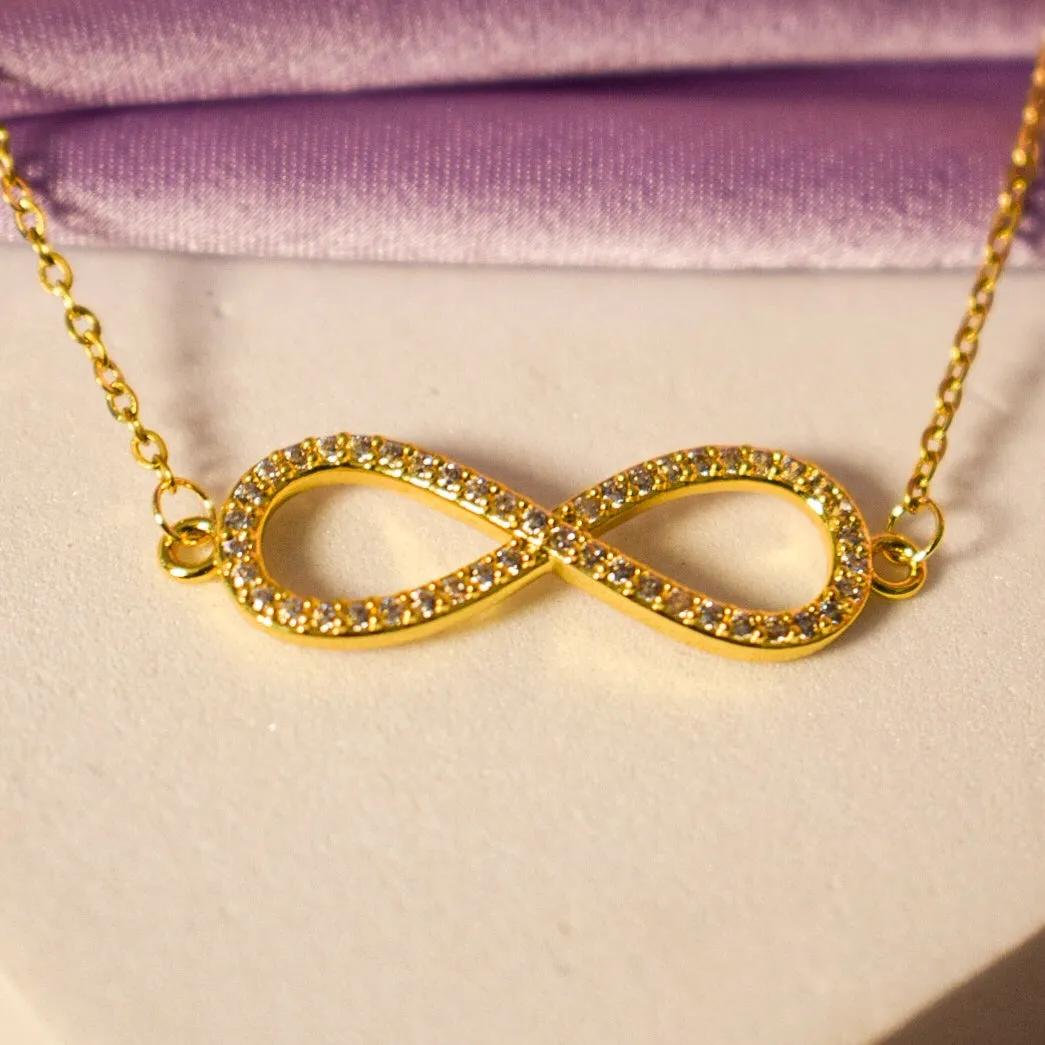 Stylish Infinity Necklace