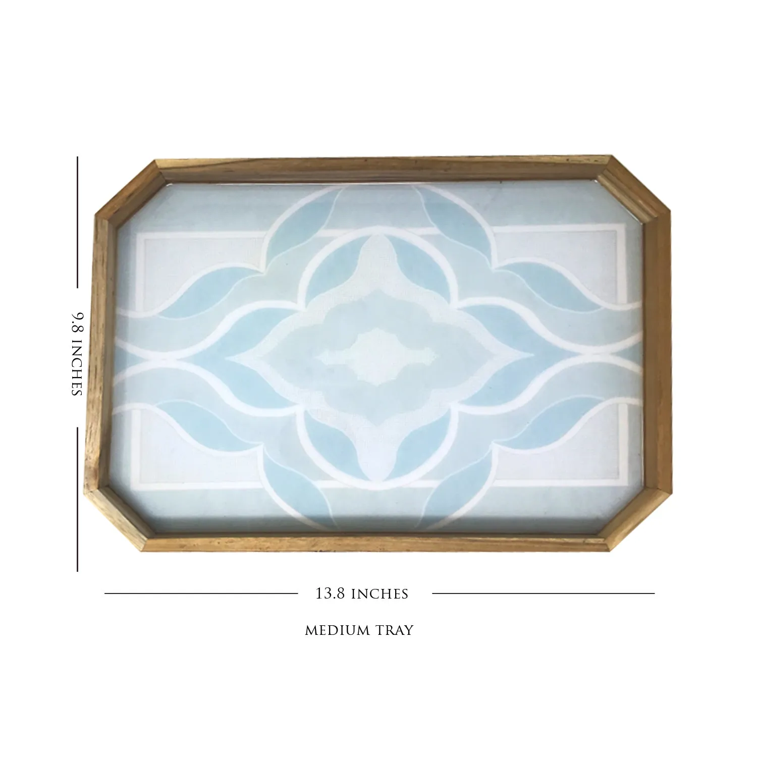 Subtle Grunge Wooden Tray Set