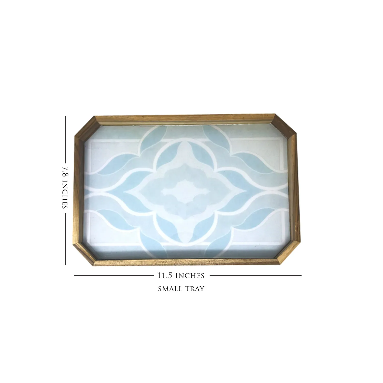 Subtle Grunge Wooden Tray Set
