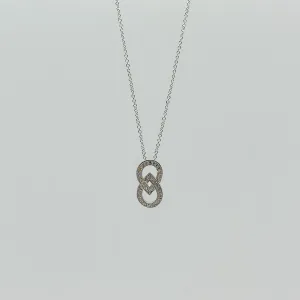 Teardrop Infinity Necklace