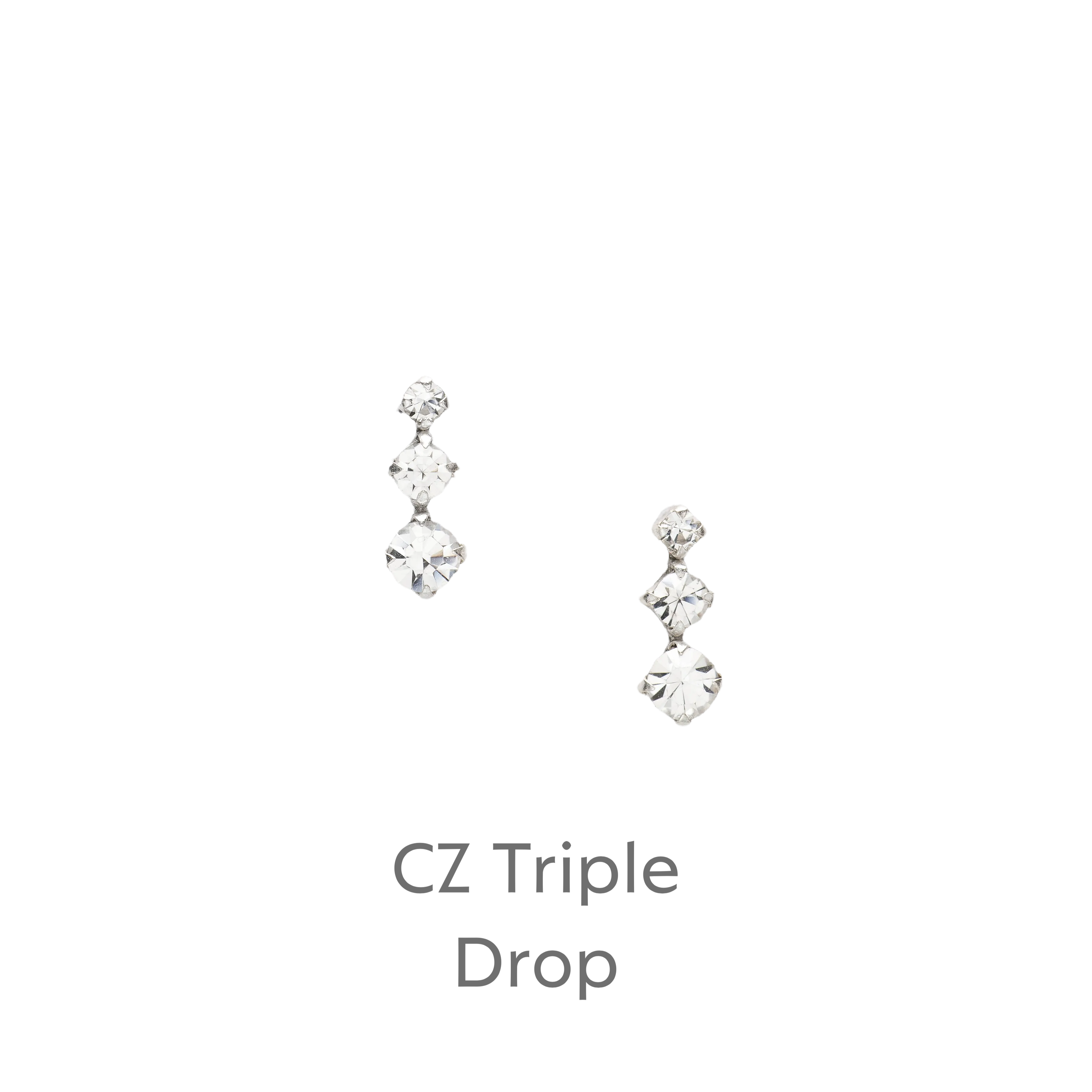 Thinking of You Boxed Card  Sterling Silver Stud Earrings Set