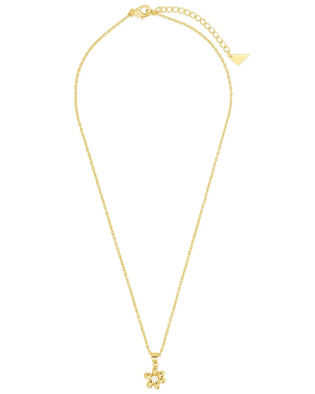 Vallie Pearl Blossom Pendant Necklace