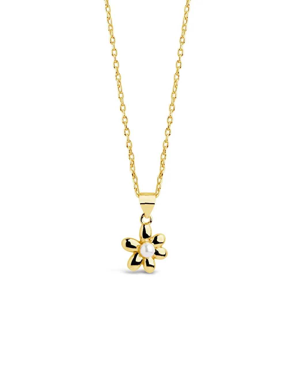 Vallie Pearl Blossom Pendant Necklace