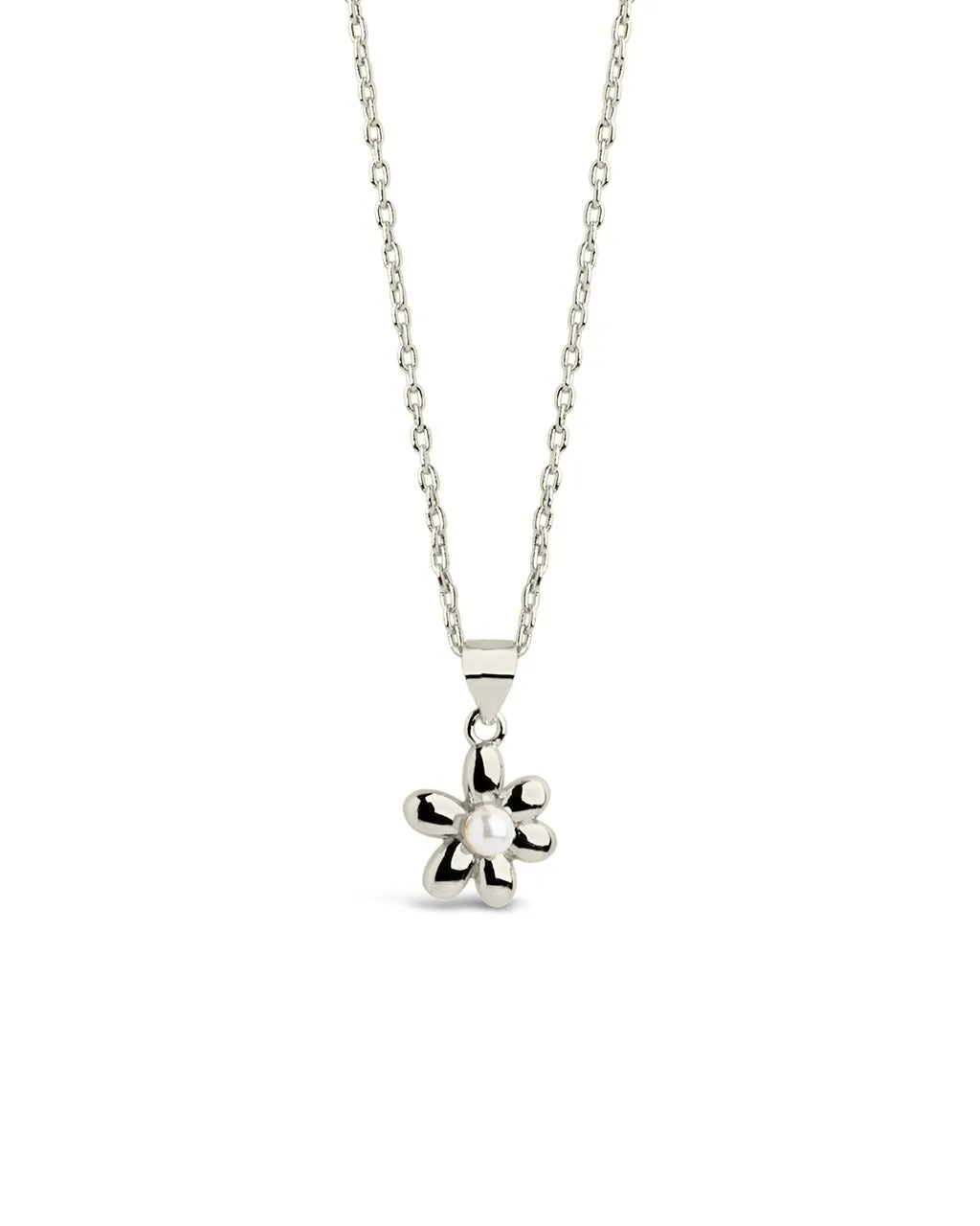 Vallie Pearl Blossom Pendant Necklace