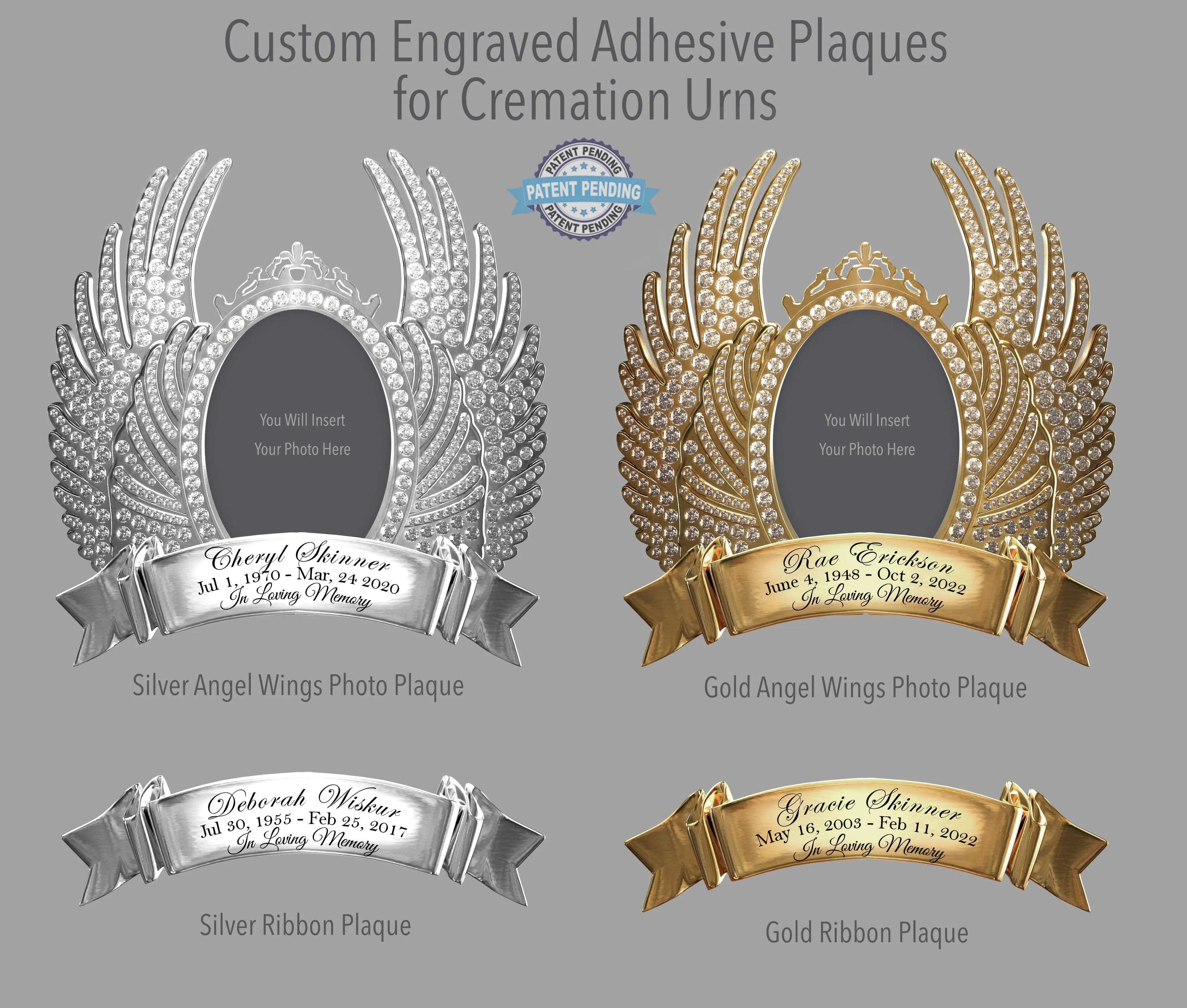 White Sparkle Cremation Urns