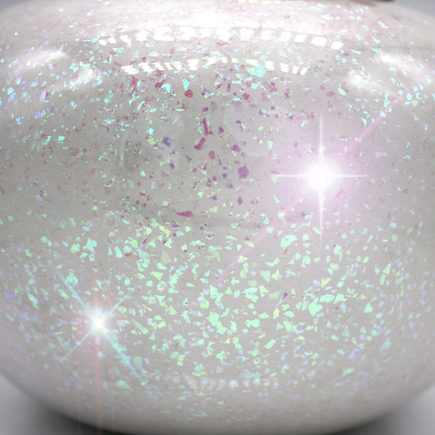White Sparkle Cremation Urns