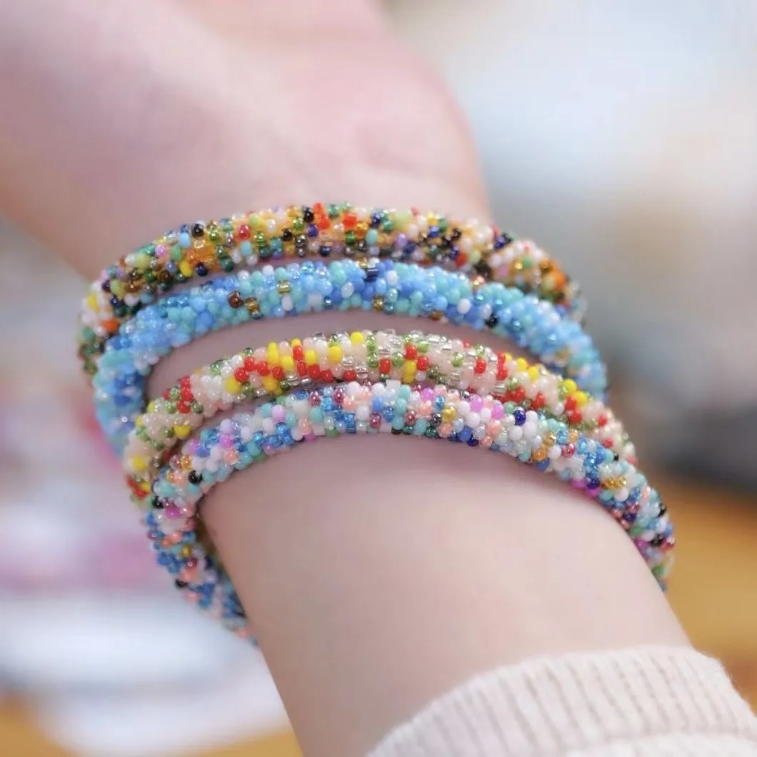 Wholesale Aroma Diffuser Bohemian Rice Beads Japanese All-match Bracelet
