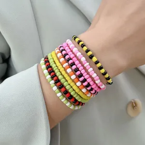 Wholesale Bohemian Colored Acrylic Bracelet