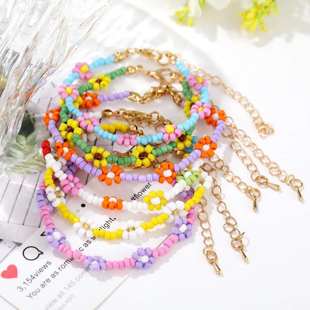 Wholesale Bohemian Colorful Beaded Bracelet