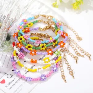Wholesale Bohemian Colorful Beaded Bracelet