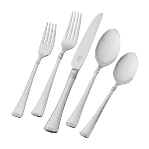 Zwilling 1011544 45 Piece Stainless Steel Angelico Flatware Set